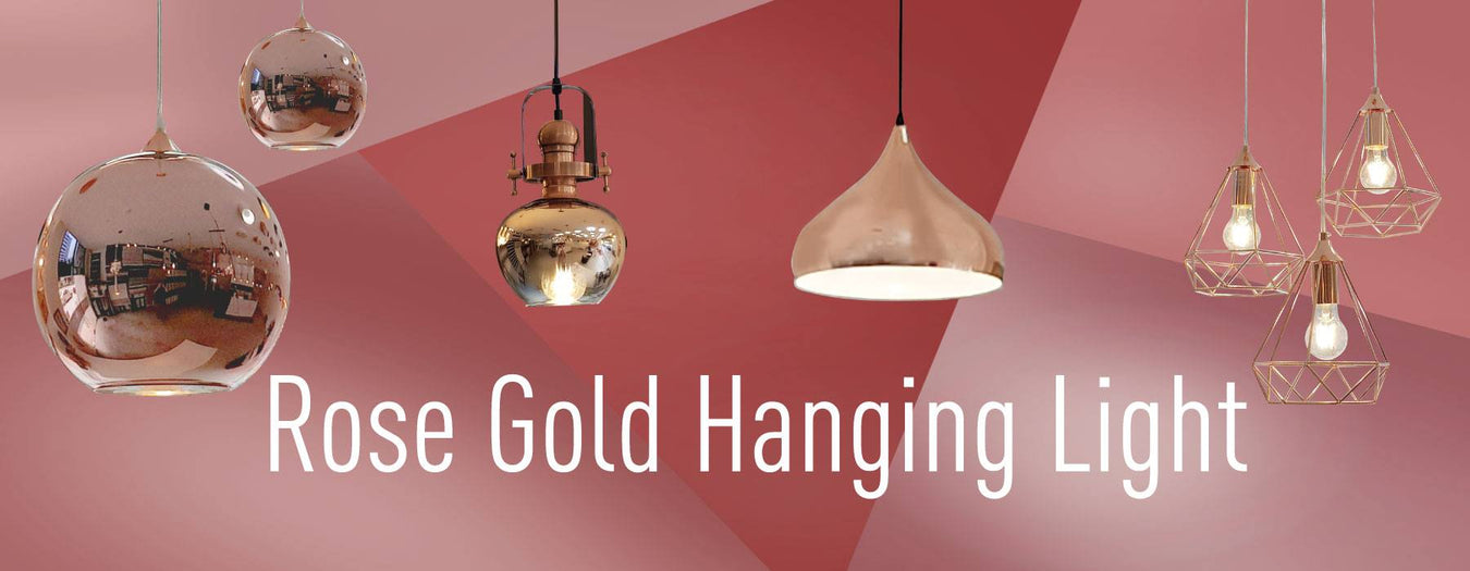 Rosegold Hanging Lights