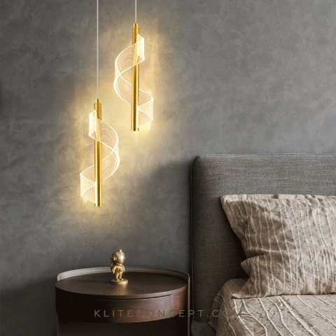 Löffel S - Gold Pendant Light