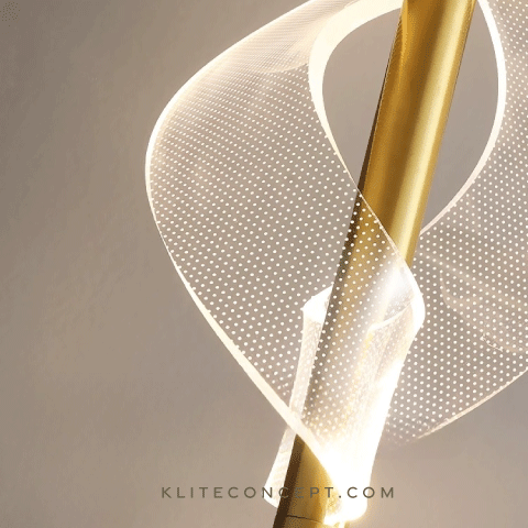 Löffel Double S - Gold Pendant Light