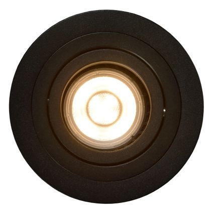 Mini Easychange Spotlight (Black, Round )