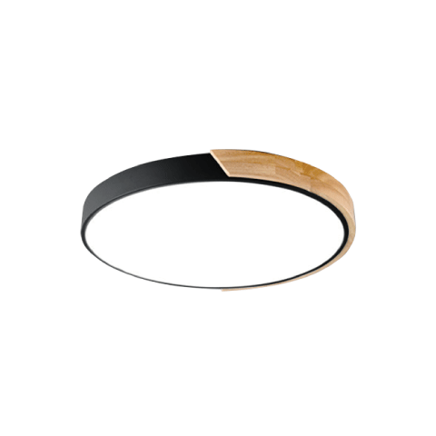 Macaroon - Black Scandinavian Ceiling Lamp