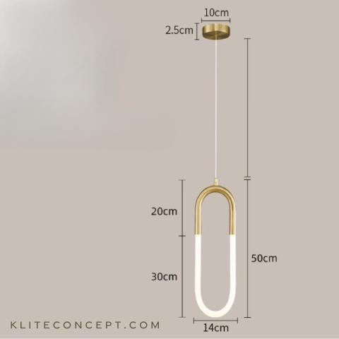 VOGEL - Gold Pendant Lamp