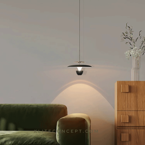 STER- Pearl Black Contemporary LED Lamp