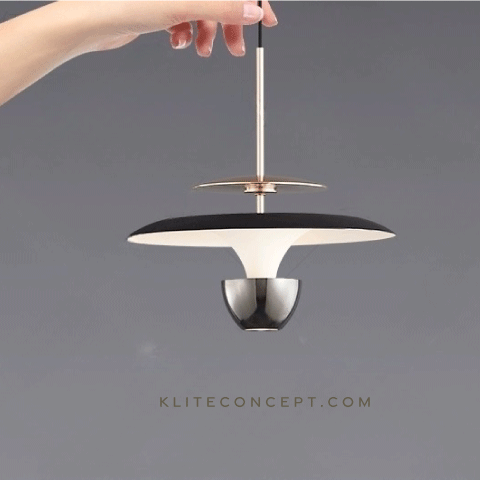 STER- Pearl Black Contemporary LED Lamp