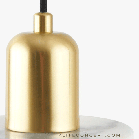 Marble LED Pendant Light (Black)