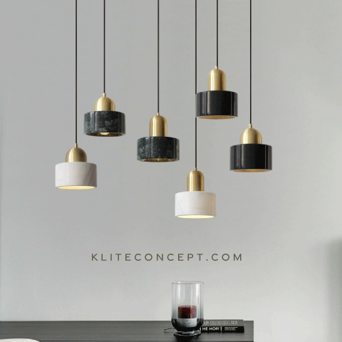 Marble LED Pendant Light ( White )