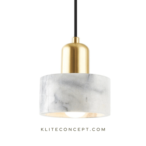 Marble LED Pendant Light ( White )