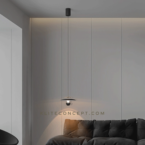 STER - Matt Black LED Pendant Lamp