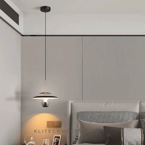 STER- Pearl Black Contemporary LED Lamp