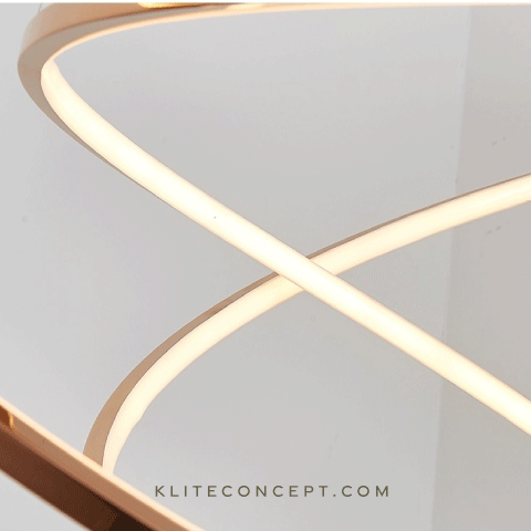EVERLAST - RoseGold Swirl Pendant Lamp