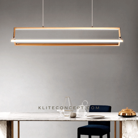 Tràpez - Rose Gold LED Pendant LAMP