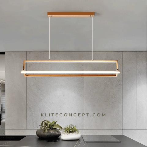 Tràpez - Rose Gold LED Pendant LAMP
