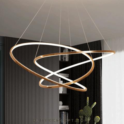 EVERLAST - RoseGold Swirl Pendant Lamp