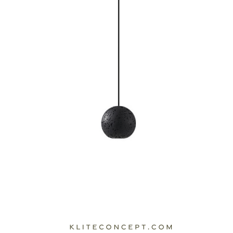 TEXTURED - STONE PENDANT LAMP