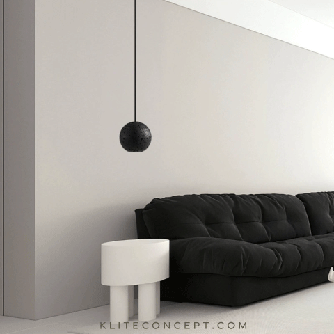 TEXTURED - STONE PENDANT LAMP