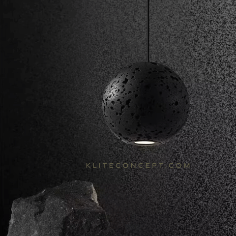 TEXTURED - STONE PENDANT LAMP