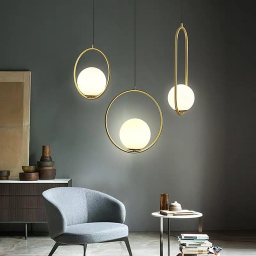 Meson Glass Ball Hanging Light