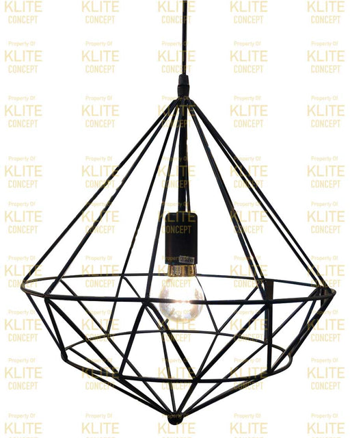 Caged Hanging Light