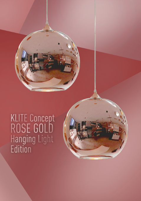 Rosegold Ball Hanging Light