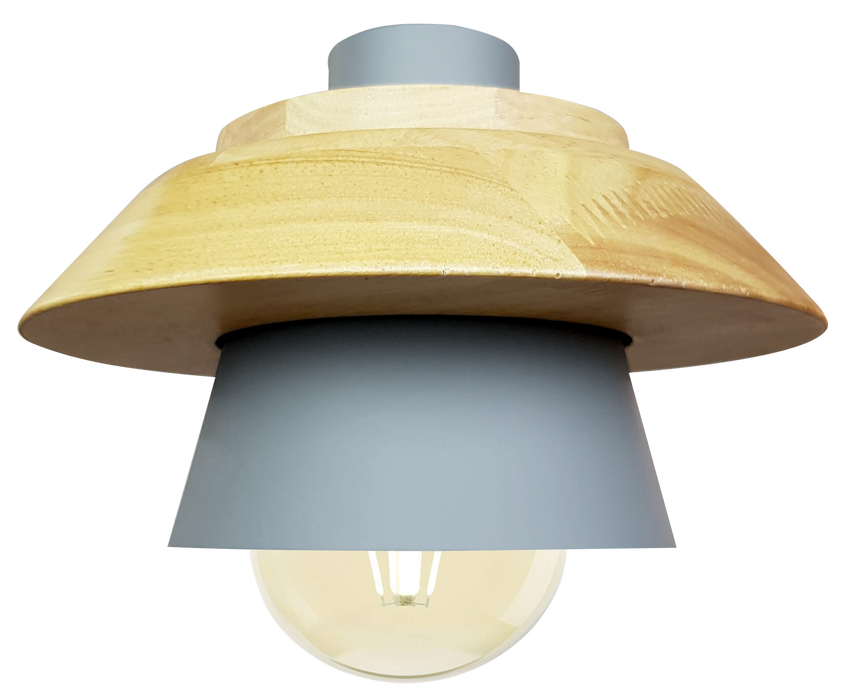 SCANDINAVIAN GEOMETRIC PENDANT LAMP IN GREY
