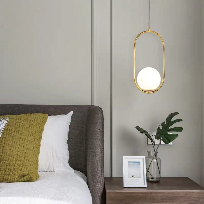 Meson Glass Ball Hanging Light