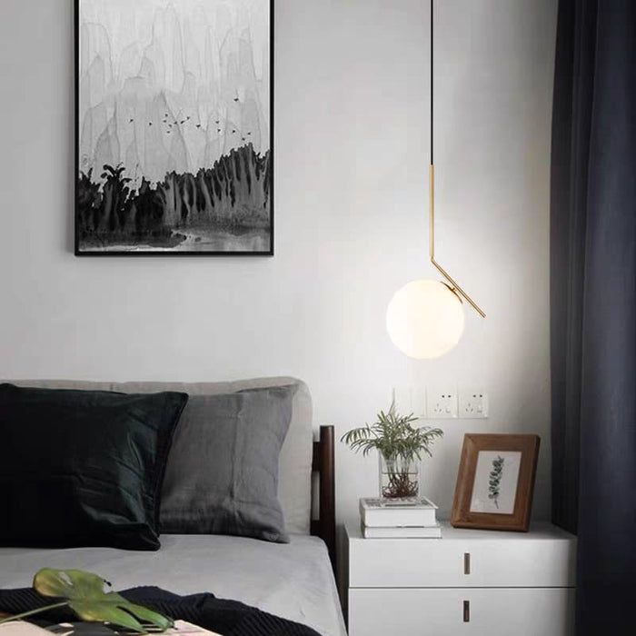 Meson Glass Ball Hanging Light