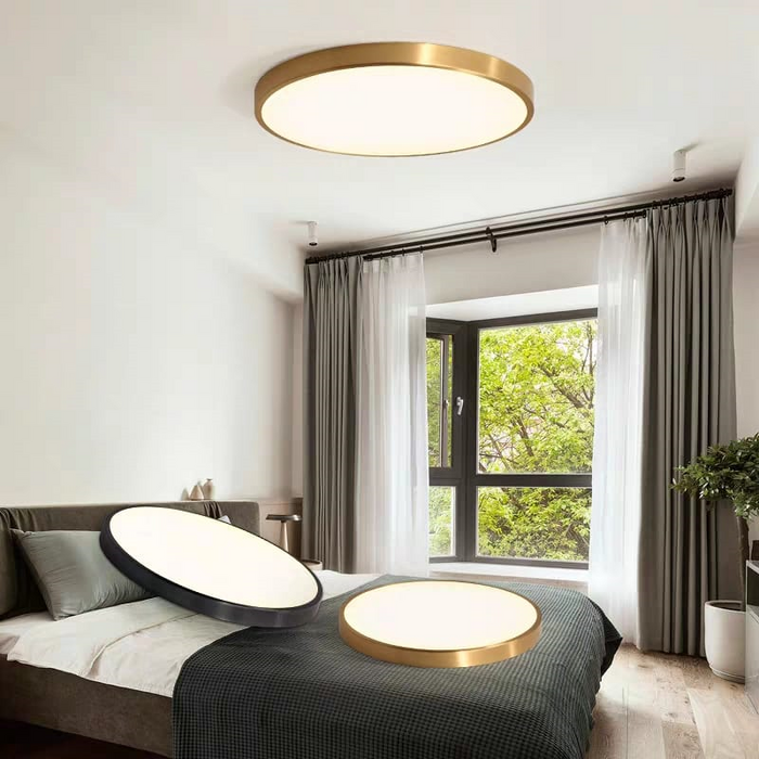 Modern Ultra Slim Bronze Ceiling Light