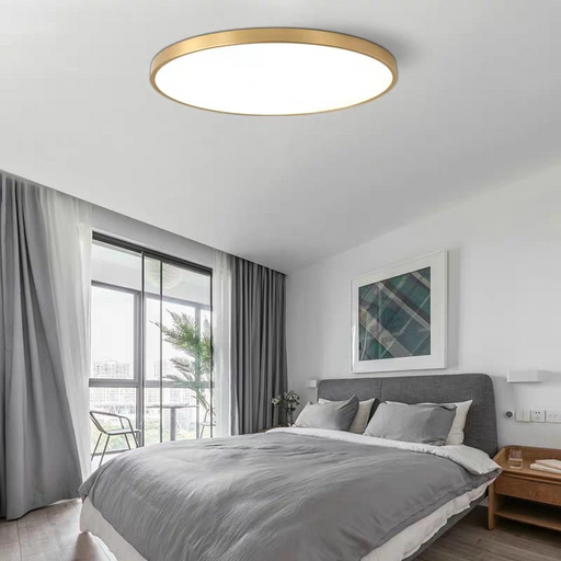 Modern Ultra Slim Bronze Ceiling Light