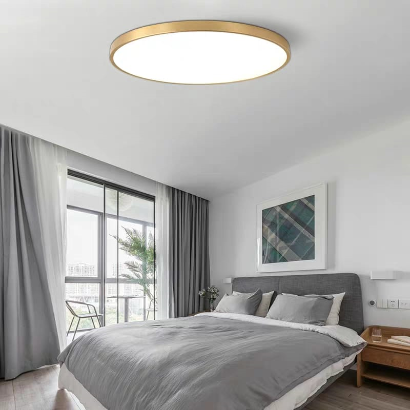 Modern Ultra Slim Bronze Ceiling Light