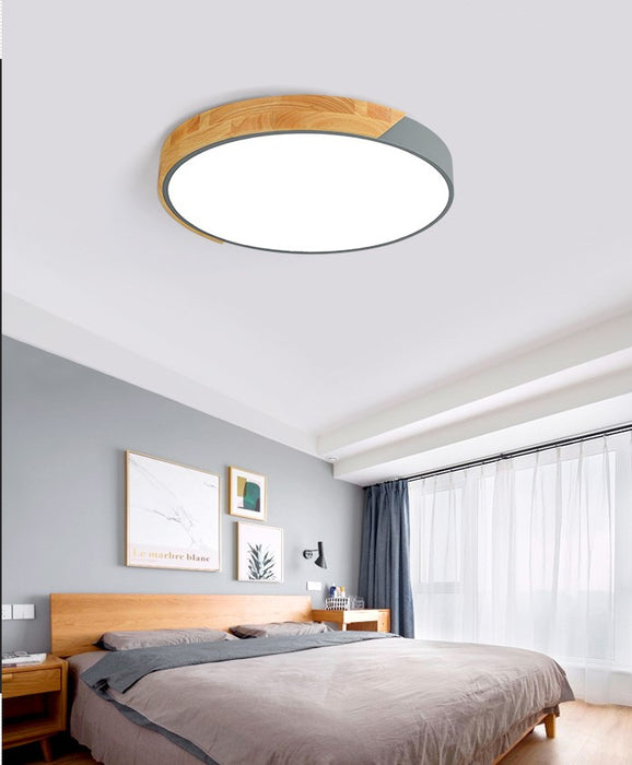 Macaroon - Grey Scandinavian Ceiling Lamp