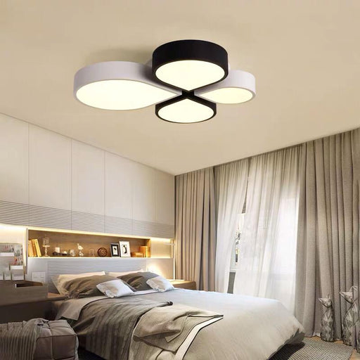 Clover Black & White Ceiling Light