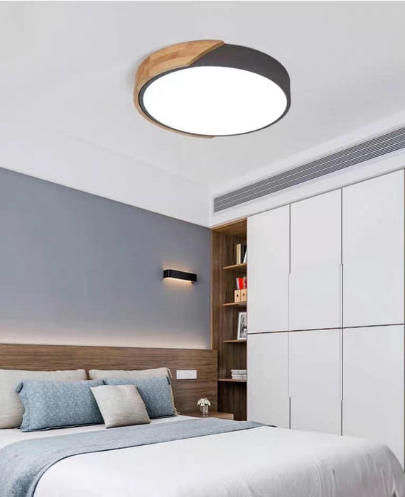 Macaroon - Black Scandinavian Ceiling Lamp