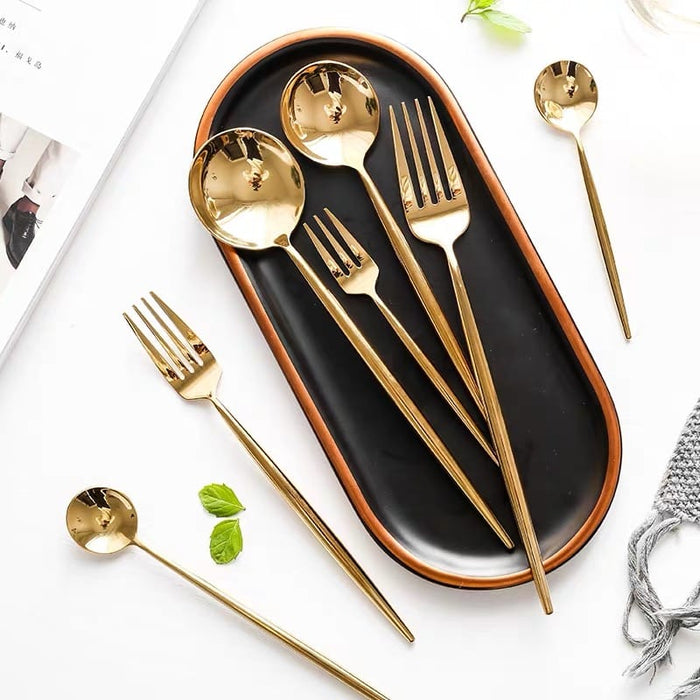 Gold Cutlery Set
