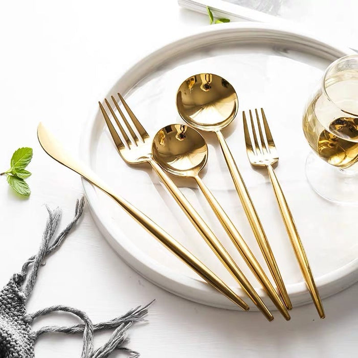 Gold Cutlery Set