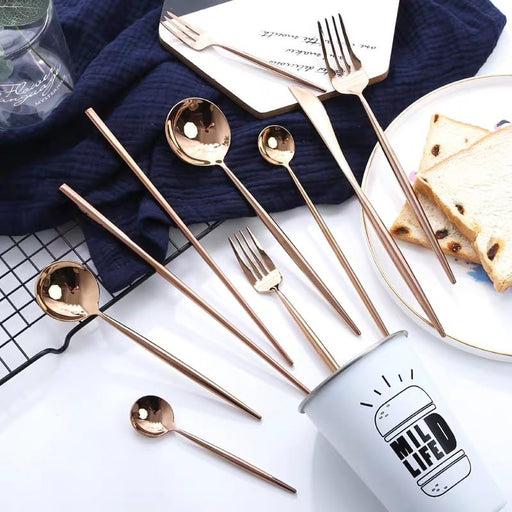 Gold Cutlery Set