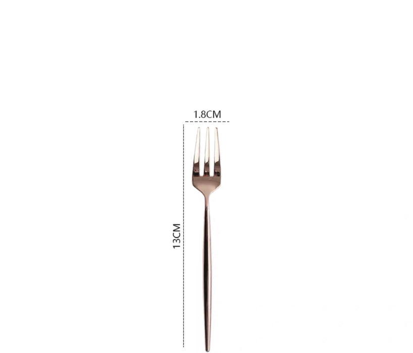 RoseGold Cutlery Set