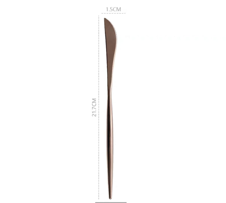 RoseGold Cutlery Set