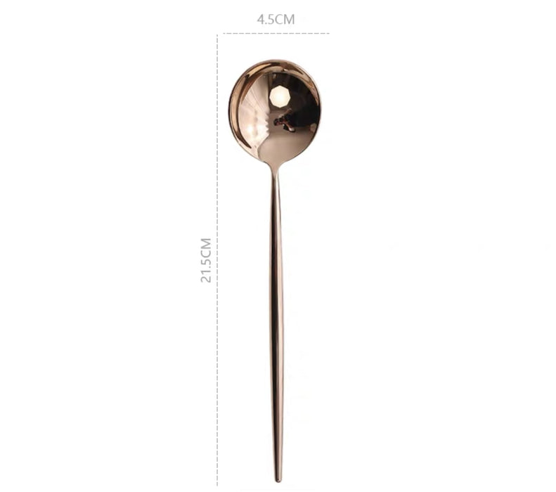 RoseGold Cutlery Set