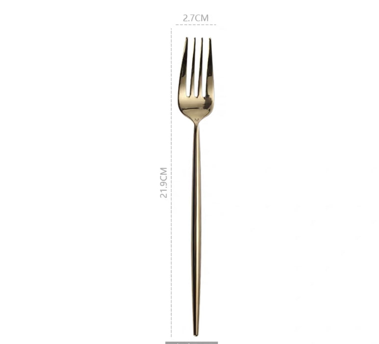 Gold Cutlery Set