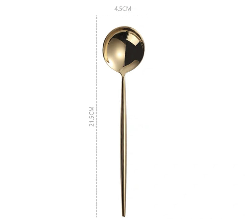 Gold Cutlery Set