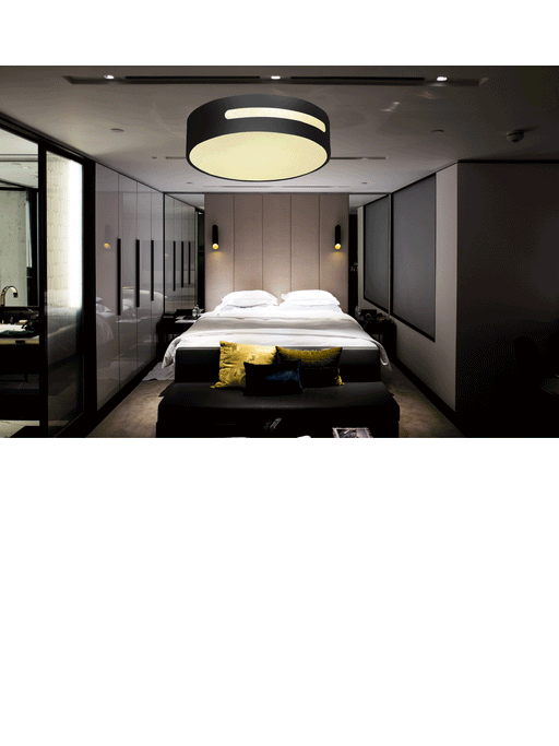 Burndie Round Ceiling Light