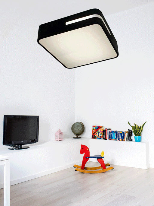 Burndie Square Ceiling Light