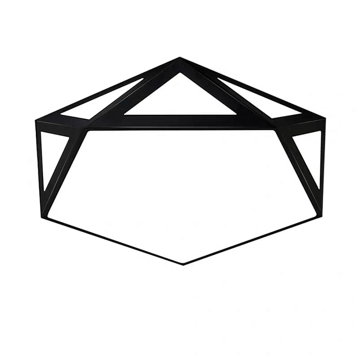 Pentagon Criss Cross Ceiling Light