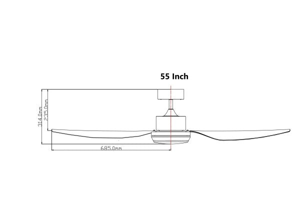 FANCO HELI DC Ceiling Fan