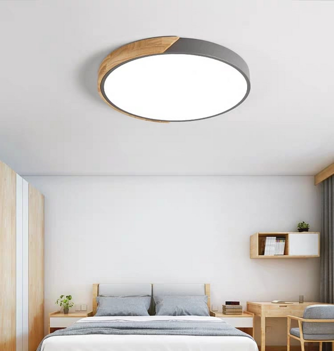 Macaroon - Grey Scandinavian Ceiling Lamp