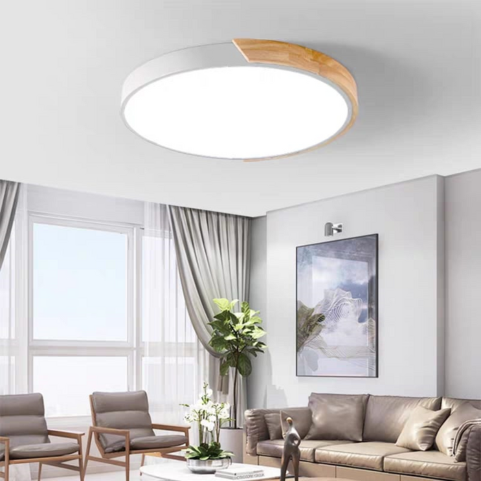 Macaroon - Scandinavian White Ceiling Lamp