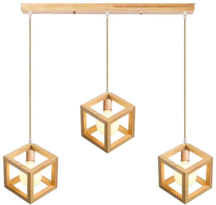 CUBO WOOD PENDANT