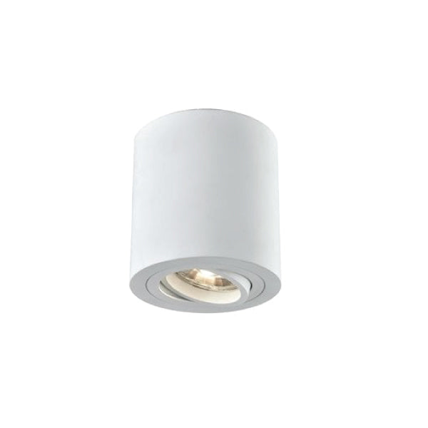 Cylinder Easy Change Ceiling Lamp (White)