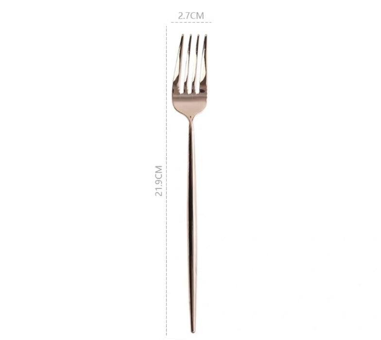 RoseGold Cutlery Set
