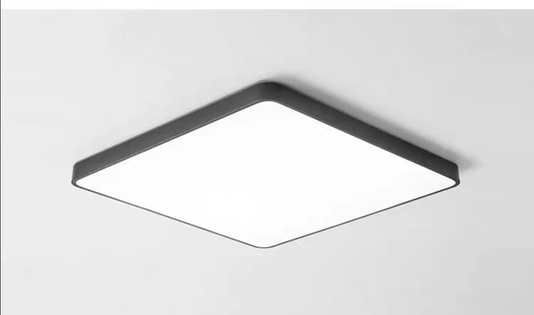 Linear - Square Black Ceiling Lamp